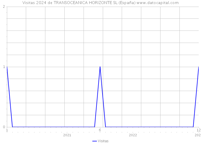 Visitas 2024 de TRANSOCEANICA HORIZONTE SL (España) 