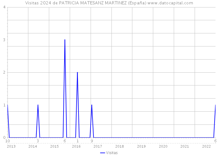 Visitas 2024 de PATRICIA MATESANZ MARTINEZ (España) 