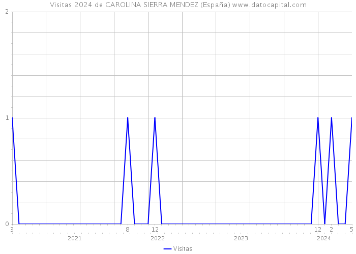 Visitas 2024 de CAROLINA SIERRA MENDEZ (España) 