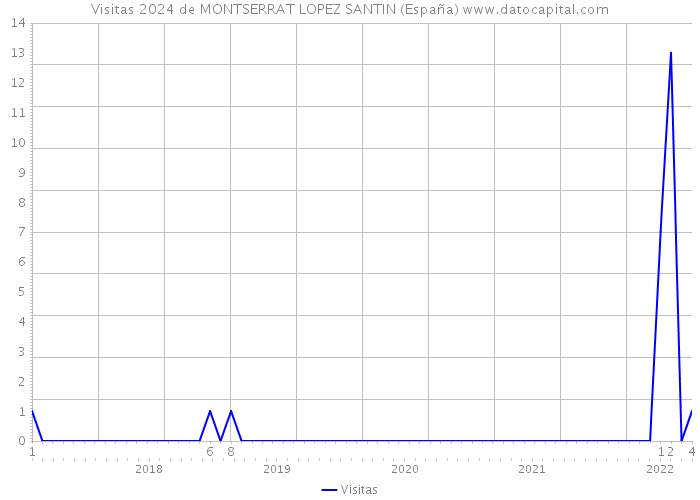 Visitas 2024 de MONTSERRAT LOPEZ SANTIN (España) 