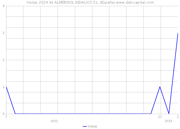 Visitas 2024 de ALMERISOL INDALICO S.L. (España) 