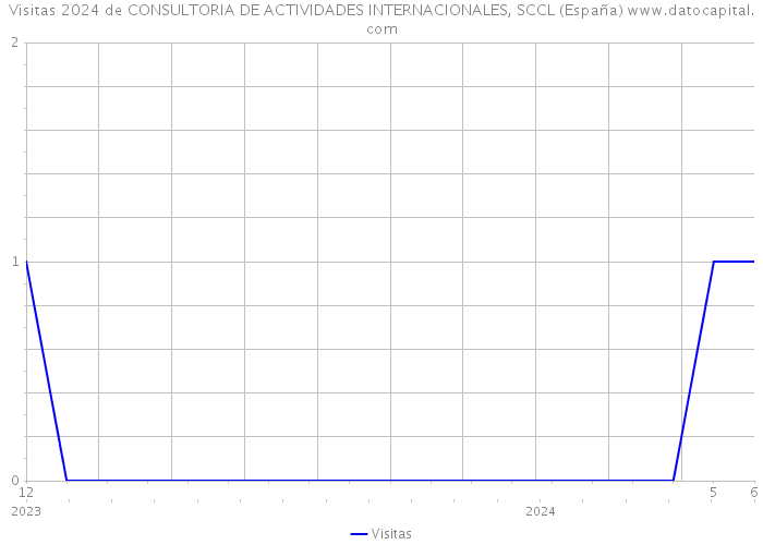 Visitas 2024 de CONSULTORIA DE ACTIVIDADES INTERNACIONALES, SCCL (España) 