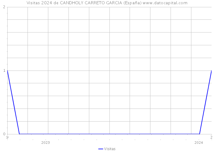 Visitas 2024 de CANDHOLY CARRETO GARCIA (España) 
