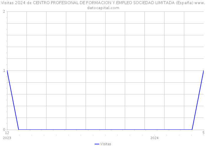 Visitas 2024 de CENTRO PROFESIONAL DE FORMACION Y EMPLEO SOCIEDAD LIMITADA (España) 