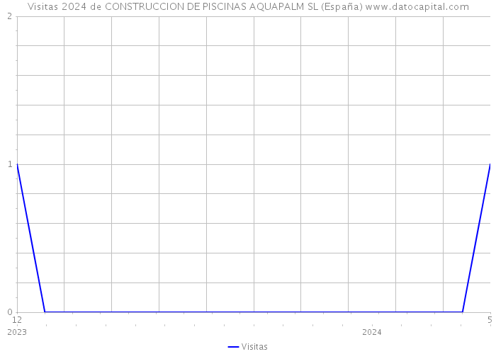 Visitas 2024 de CONSTRUCCION DE PISCINAS AQUAPALM SL (España) 