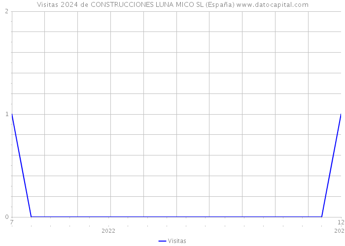 Visitas 2024 de CONSTRUCCIONES LUNA MICO SL (España) 
