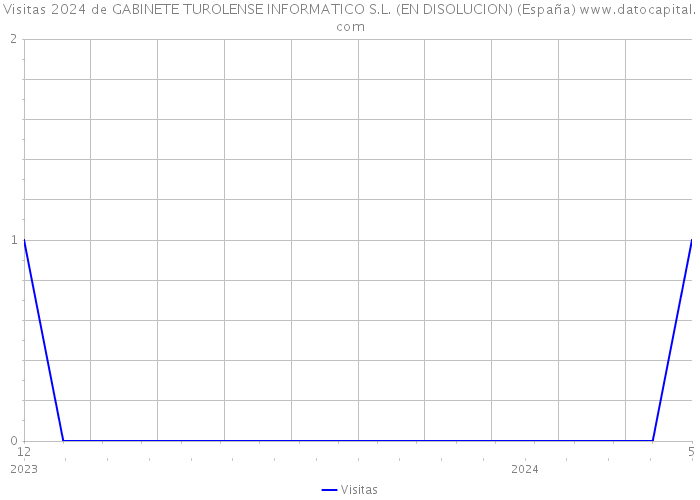 Visitas 2024 de GABINETE TUROLENSE INFORMATICO S.L. (EN DISOLUCION) (España) 