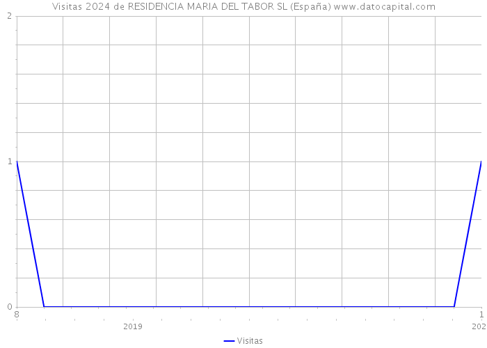 Visitas 2024 de RESIDENCIA MARIA DEL TABOR SL (España) 