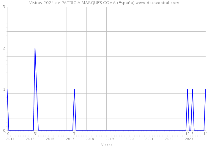 Visitas 2024 de PATRICIA MARQUES COMA (España) 