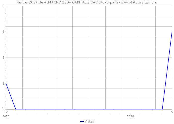 Visitas 2024 de ALMAGRO 2004 CAPITAL SICAV SA. (España) 