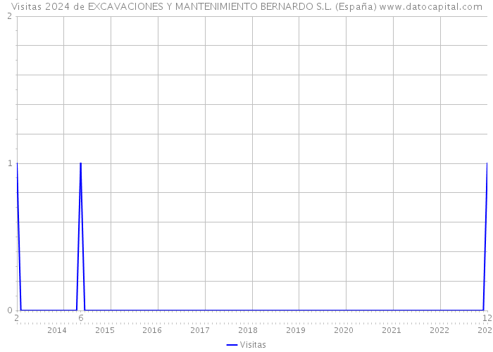 Visitas 2024 de EXCAVACIONES Y MANTENIMIENTO BERNARDO S.L. (España) 