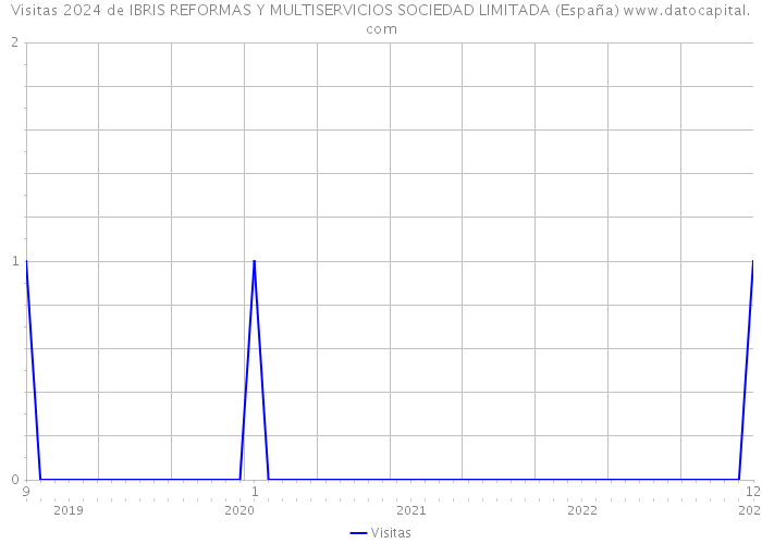 Visitas 2024 de IBRIS REFORMAS Y MULTISERVICIOS SOCIEDAD LIMITADA (España) 