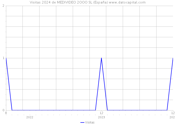 Visitas 2024 de MEDIVIDEO 2OOO SL (España) 