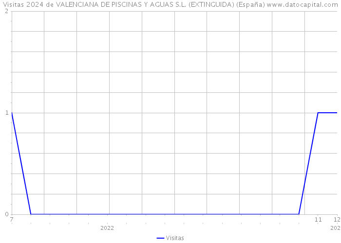 Visitas 2024 de VALENCIANA DE PISCINAS Y AGUAS S.L. (EXTINGUIDA) (España) 