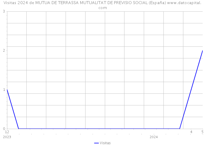 Visitas 2024 de MUTUA DE TERRASSA MUTUALITAT DE PREVISIO SOCIAL (España) 