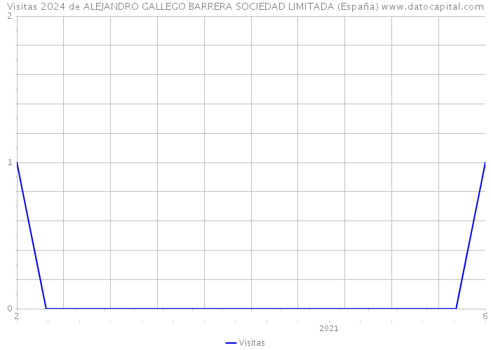 Visitas 2024 de ALEJANDRO GALLEGO BARRERA SOCIEDAD LIMITADA (España) 