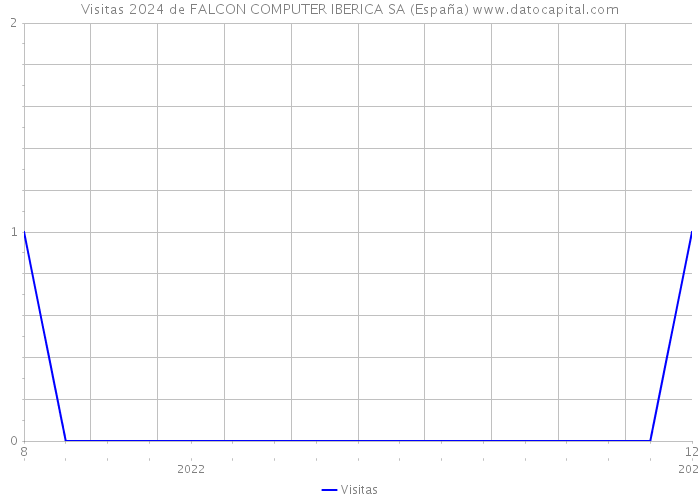 Visitas 2024 de FALCON COMPUTER IBERICA SA (España) 