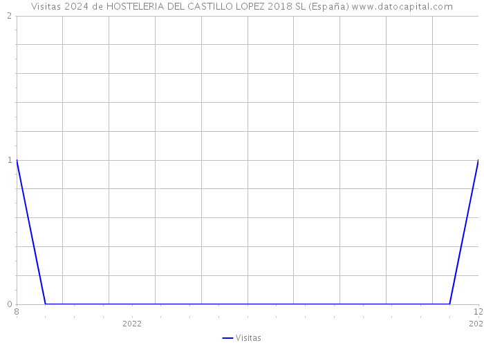 Visitas 2024 de HOSTELERIA DEL CASTILLO LOPEZ 2018 SL (España) 