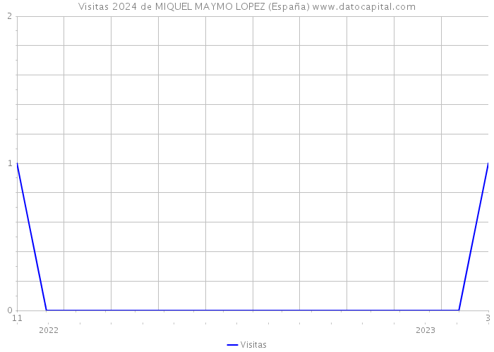 Visitas 2024 de MIQUEL MAYMO LOPEZ (España) 