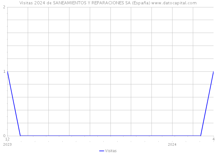 Visitas 2024 de SANEAMIENTOS Y REPARACIONES SA (España) 
