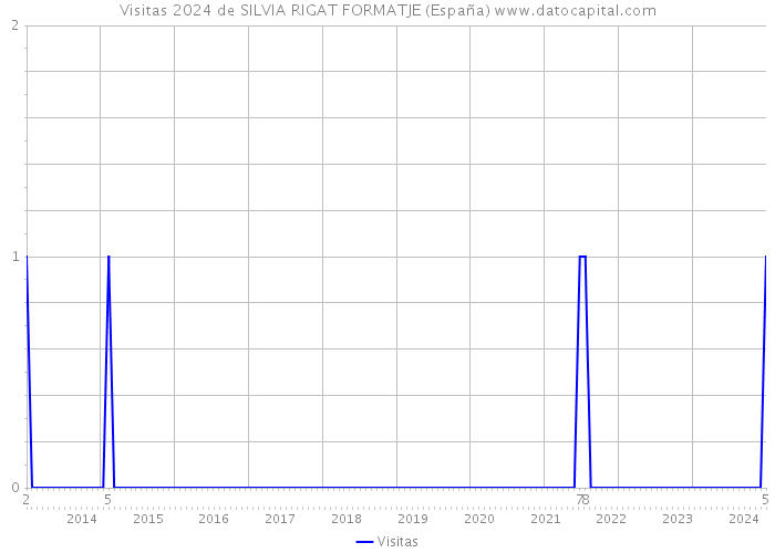 Visitas 2024 de SILVIA RIGAT FORMATJE (España) 