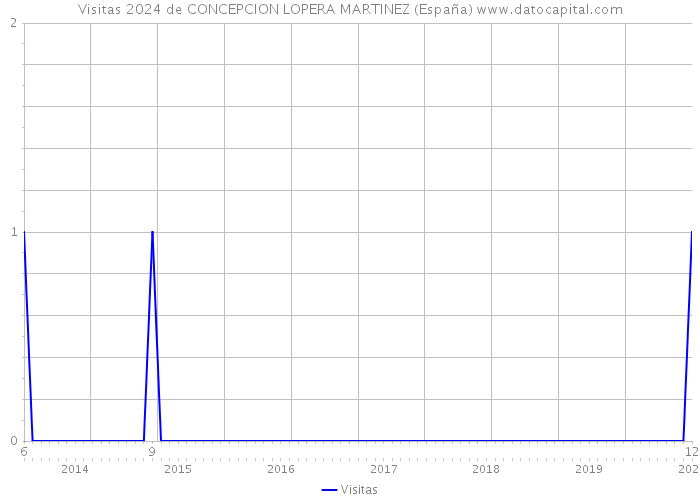 Visitas 2024 de CONCEPCION LOPERA MARTINEZ (España) 