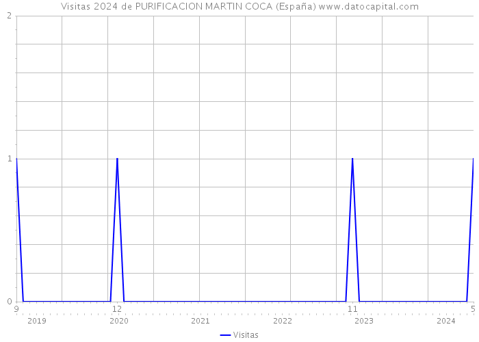 Visitas 2024 de PURIFICACION MARTIN COCA (España) 