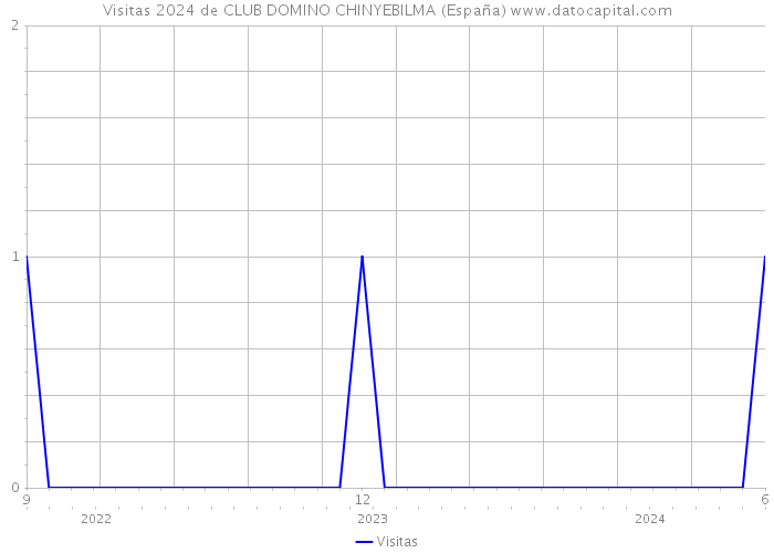 Visitas 2024 de CLUB DOMINO CHINYEBILMA (España) 