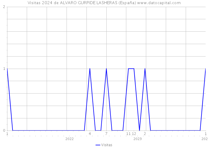 Visitas 2024 de ALVARO GURPIDE LASHERAS (España) 