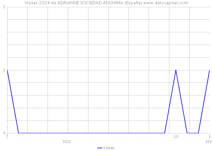 Visitas 2024 de ADRIANNE SOCIEDAD ANONIMA (España) 