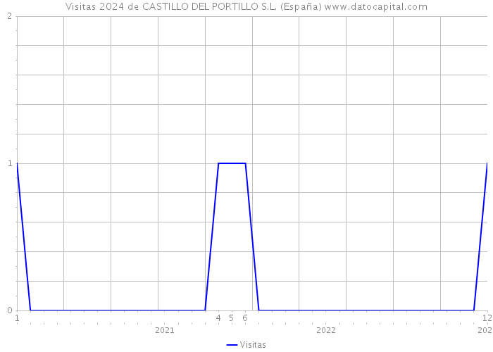 Visitas 2024 de CASTILLO DEL PORTILLO S.L. (España) 