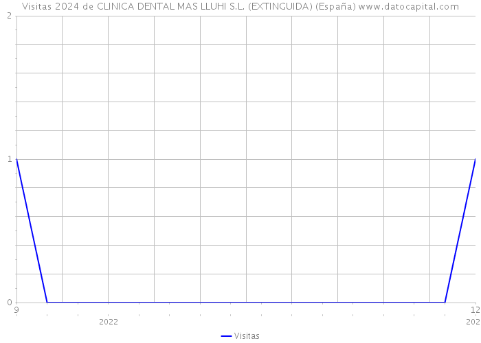 Visitas 2024 de CLINICA DENTAL MAS LLUHI S.L. (EXTINGUIDA) (España) 