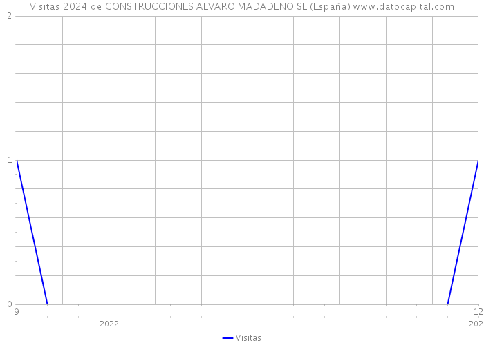 Visitas 2024 de CONSTRUCCIONES ALVARO MADADENO SL (España) 