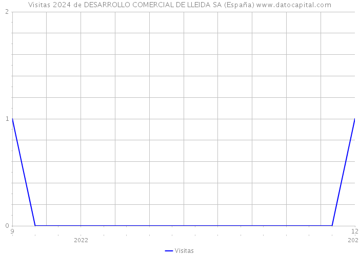 Visitas 2024 de DESARROLLO COMERCIAL DE LLEIDA SA (España) 