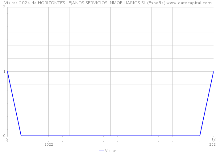 Visitas 2024 de HORIZONTES LEJANOS SERVICIOS INMOBILIARIOS SL (España) 