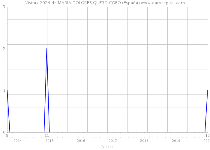 Visitas 2024 de MARIA DOLORES QUERO COBO (España) 