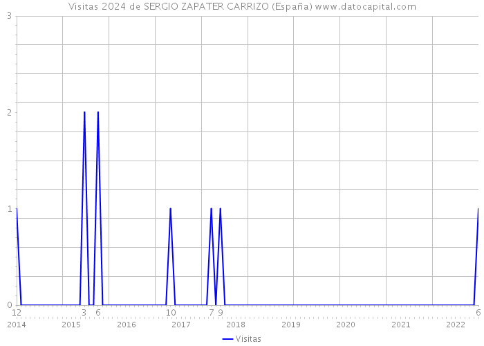 Visitas 2024 de SERGIO ZAPATER CARRIZO (España) 