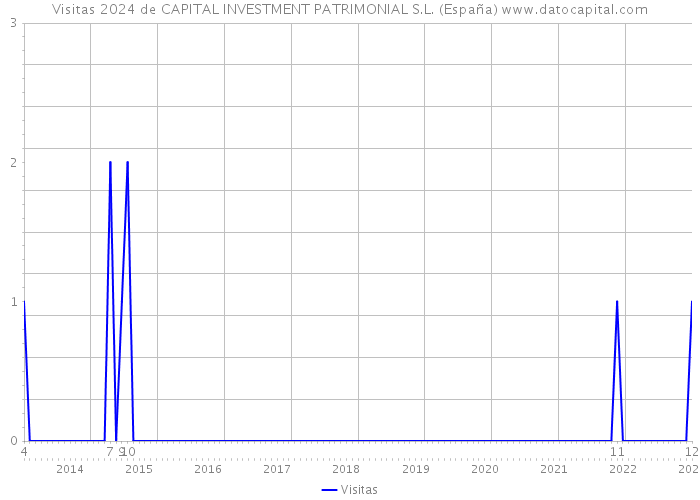 Visitas 2024 de CAPITAL INVESTMENT PATRIMONIAL S.L. (España) 