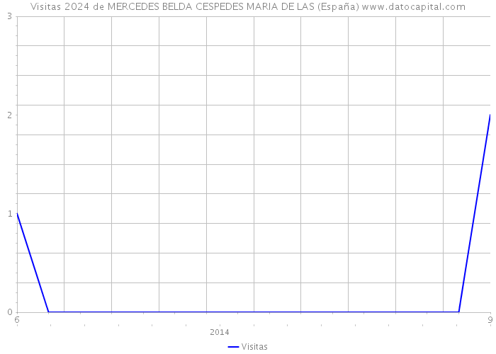 Visitas 2024 de MERCEDES BELDA CESPEDES MARIA DE LAS (España) 