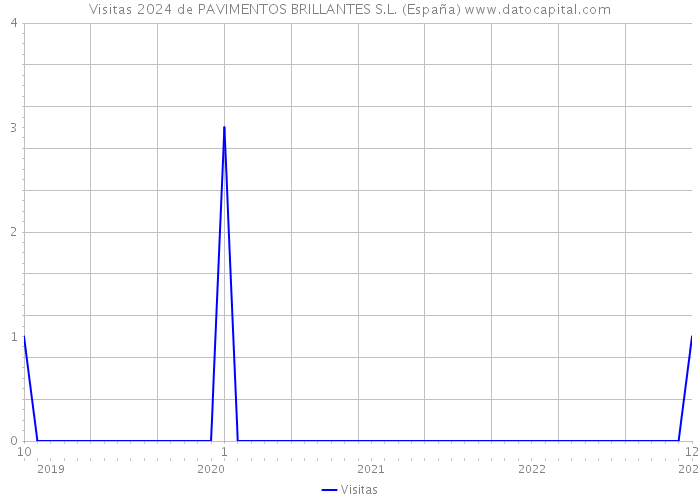 Visitas 2024 de PAVIMENTOS BRILLANTES S.L. (España) 