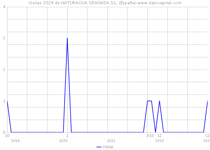 Visitas 2024 de NATURAGUA GRANADA S.L. (España) 