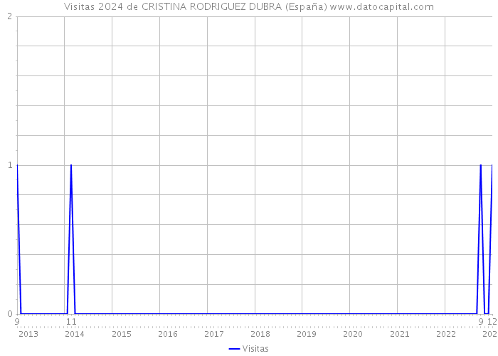 Visitas 2024 de CRISTINA RODRIGUEZ DUBRA (España) 