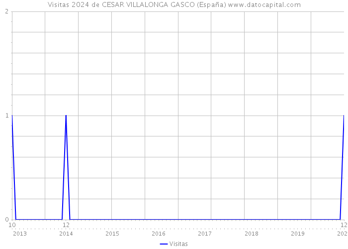 Visitas 2024 de CESAR VILLALONGA GASCO (España) 