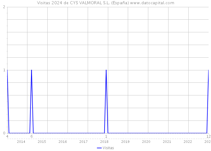 Visitas 2024 de CYS VALMORAL S.L. (España) 