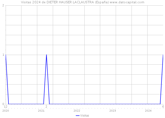 Visitas 2024 de DIETER HAUSER LACLAUSTRA (España) 