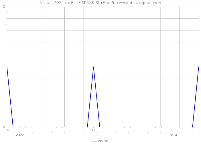 Visitas 2024 de BLUE SPARK SL (España) 