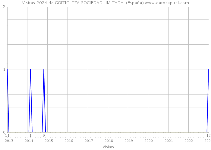 Visitas 2024 de GOITIOLTZA SOCIEDAD LIMITADA. (España) 