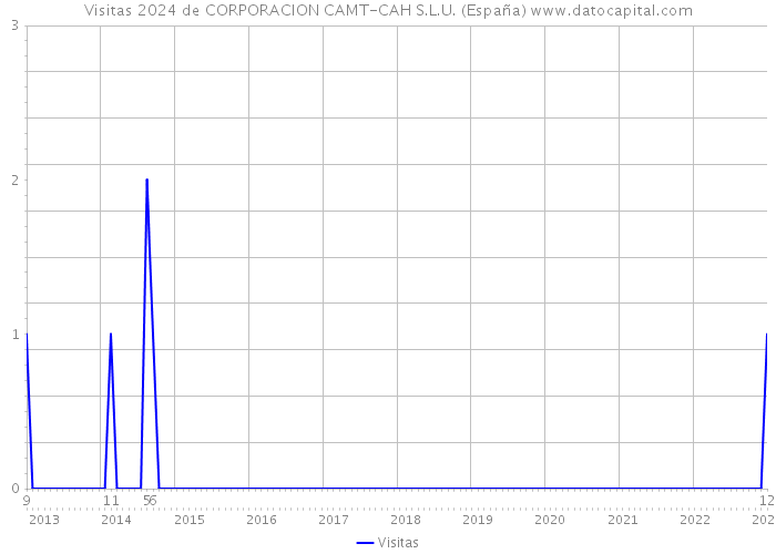 Visitas 2024 de CORPORACION CAMT-CAH S.L.U. (España) 