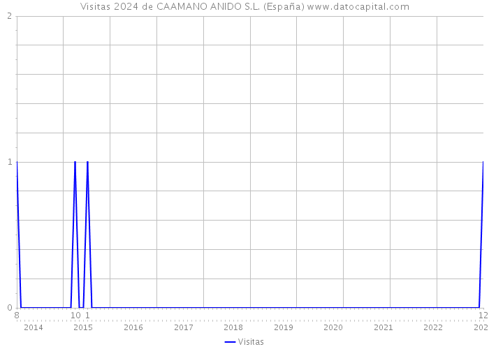 Visitas 2024 de CAAMANO ANIDO S.L. (España) 