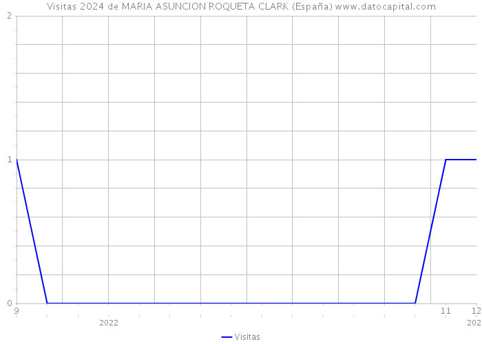 Visitas 2024 de MARIA ASUNCION ROQUETA CLARK (España) 